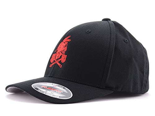 LA PATCHERIA Flexfit® DEVGRU Red Squadron Indian, Schwarz , L/XL von LA PATCHERIA