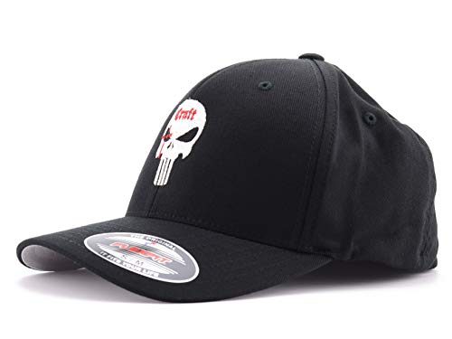 PATCHERIA Chris Kyle Craft Cap Flexfit®, Schwarz, Schwarz Large von LA PATCHERIA