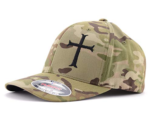 LA PATCHERIA Flexfit® KREUZ, Multicam Crye, S/M von LA PATCHERIA