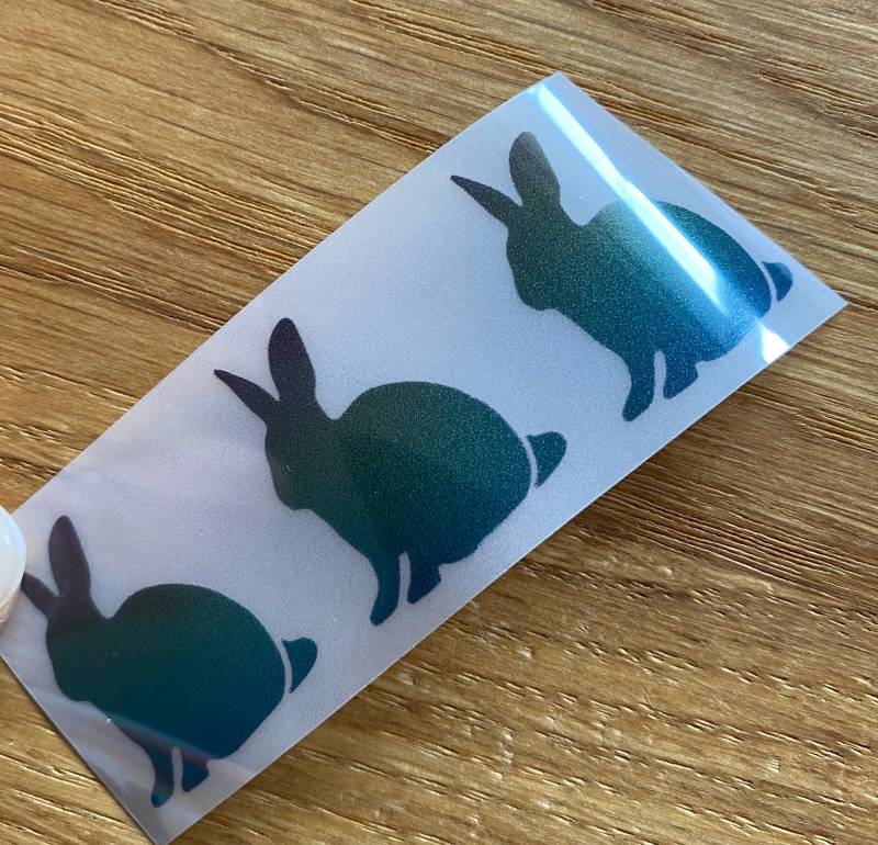 Reflektor 3 Kleine Hasen Kaninchen Zum Aufbügeln 2, 5cm X 2cm - Dunkelbunt Regenbogen Diy Upcycling Sichtbarkeit Dunkel Sicherheit Jacke Reflektor 3 Kleine Hasen Kaninchen Zum Aufbügeln 2, 5cm X 2cm - Dunkelbunt Regenbogen Diy Upcycling Sichtbarkeit Dunkel Sicherheit Jacke von PATCHERIA