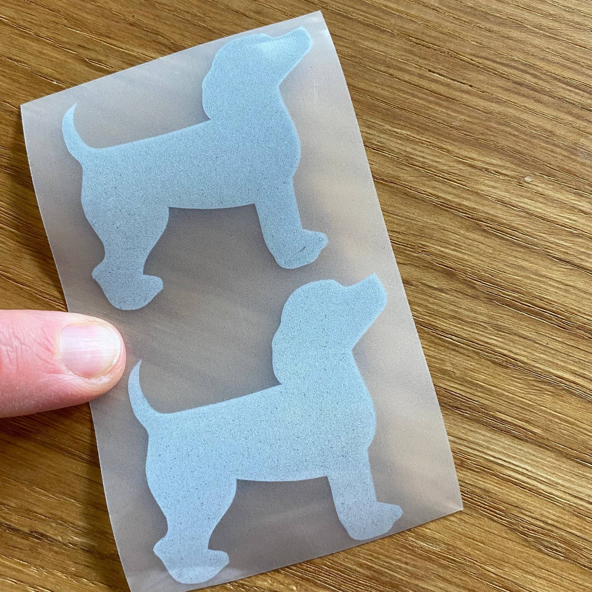 Reflektor Folie 2X Hund Zum Aufbügeln 5cm X - Diy Upcycling Sichtbarkeit Dunkeln Sicherheit Jacke Reflektor Folie 2X Hund Zum Aufbügeln 5cm X - Diy Upcycling Sichtbarkeit Dunkeln Sicherheit Jacke von PATCHERIA