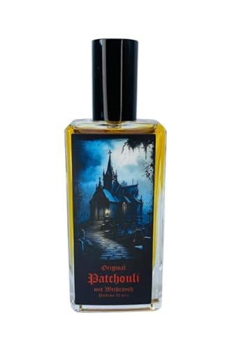 Patchouli Weihrauch Parfüm, orientalisch-Holzig intensiv, langenhalt | 50ml Eau de Parfum von PATCHOULI