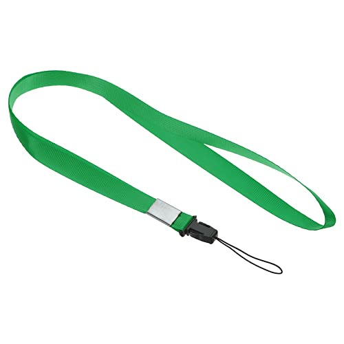 PATIKIL 17" Halsbänder 10Pack 0.6" Breite Abnehmbare Riemen Schlüsselband für Name Etikett Ausweis Halterungen ID-Karte Schlüssel Mobiltelefon Grün von PATIKIL