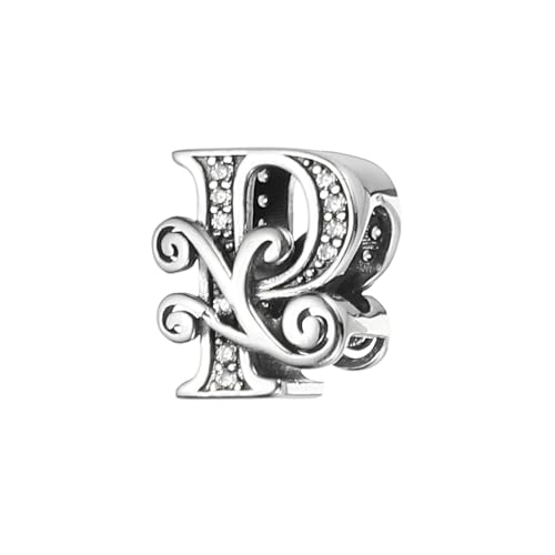 PATIKIL 925 Sterling Silber Buchstabenanhänger, Alphabet P Buchstaben Perlenanhänger Initialbuchstaben für Armbänder Halskette DIY Schmuck Geschenk, Silberton PATIKIL 925 Sterling Silber Buchstabenanhänger, Alphabet P Buchstaben Perlenanhänger Initialbuchstaben für Armbänder Halskette DIY Schmuck Geschenk, Silberton von PATIKIL