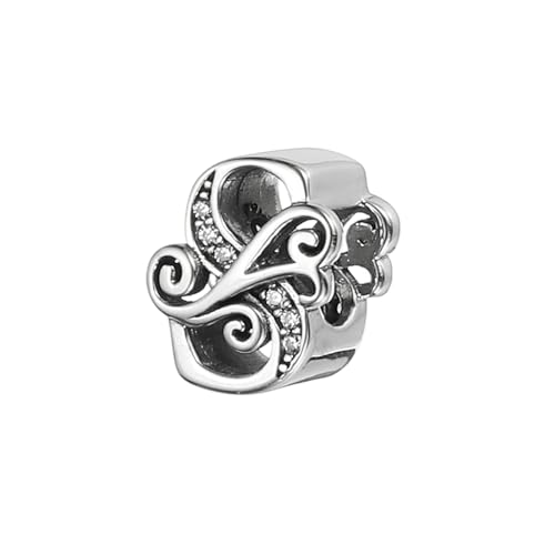 PATIKIL 925 Sterling Silber Buchstabenanhänger, Alphabet S Buchstaben Perlenanhänger Initialbuchstaben für Armbänder Halskette DIY Schmuck Geschenk, Silberton PATIKIL 925 Sterling Silber Buchstabenanhänger, Alphabet S Buchstaben Perlenanhänger Initialbuchstaben für Armbänder Halskette DIY Schmuck Geschenk, Silberton von PATIKIL