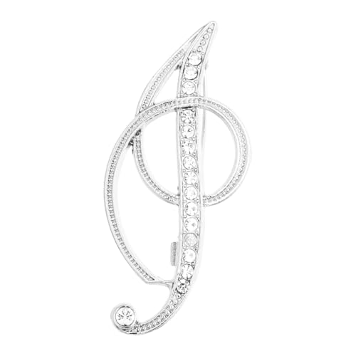 PATIKIL Brief Brosche Pins, Buchstaben I Strass Perle Broschen Set Metall Kristall Alphabet A-Z Reversnadel für Damen Schmuck Geschenk Anzug Kleidung Hut Kleid Mantel Handwerk, Silberton von PATIKIL