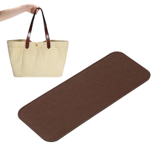 PATIKIL Filz-Basisformer 12x5 Zoll, Taschenbodenformer Pad Handtaschenfutterplatte Einsatz Arc-Ecke für Handtaschen Tote Crossbody Tasche Rucksack, Braun von PATIKIL
