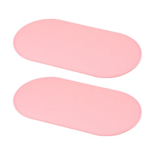 PATIKIL Filz-Basisformer 30 x 15,2 cm, 2 Stück Taschenformer Pad Handtaschenfutterplatte Einsatz oval für Handtaschen Tote Crossbody Tasche Rucksack, Pink von PATIKIL