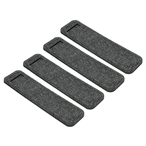 PATIKIL Filzstift Etui 4er-Pack Stifteetui Kugelschreiber-Tasche Mini Schutzhülle Halter Dunkel Grau von PATIKIL