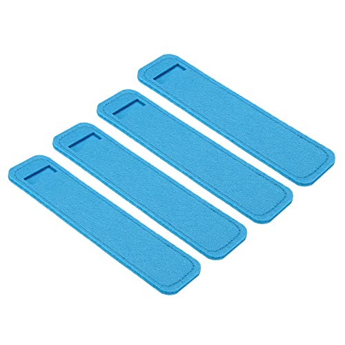 PATIKIL Filzstift Etui 4Pack Stifteetui Kugelschreiber-Etui Filz Bleistift Tasche Mini Schutzhülle Etui Halter Himmel Blau von PATIKIL