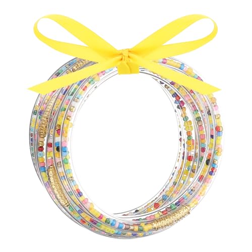 PATIKIL Glitzerarmbänder, 9 Stück Glänzende Silikonarmbänder mit Glitzer gefülltes Armband Funkelnder Armreif zur Dekoration, Sortierte Farben PATIKIL Glitzerarmbänder, 9 Stück Glänzende Silikonarmbänder mit Glitzer gefülltes Armband Funkelnder Armreif zur Dekoration, Sortierte Farben von PATIKIL