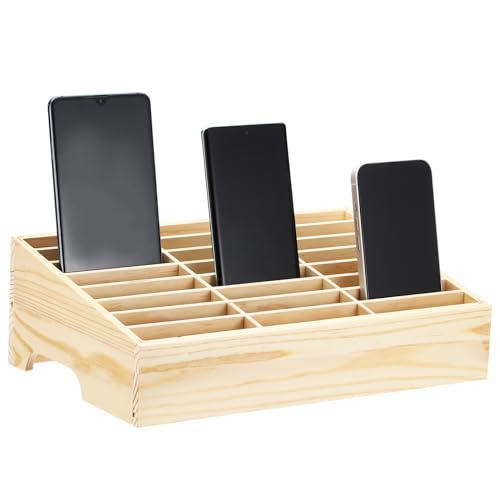 PATIKIL Handy Aufbewahrungs Box Klassenzimmer Taschenrechner Verwaltung Box Holz 24 Gitter Schreibtisch Handy Halter Multifunktionaler Schreibtisch Organizer Ständer für Büro Konferenzraum PATIKIL Handy Aufbewahrungs Box Klassenzimmer Taschenrechner Verwaltung Box Holz 24 Gitter Schreibtisch Handy Halter Multifunktionaler Schreibtisch Organizer Ständer für Büro Konferenzraum von PATIKIL