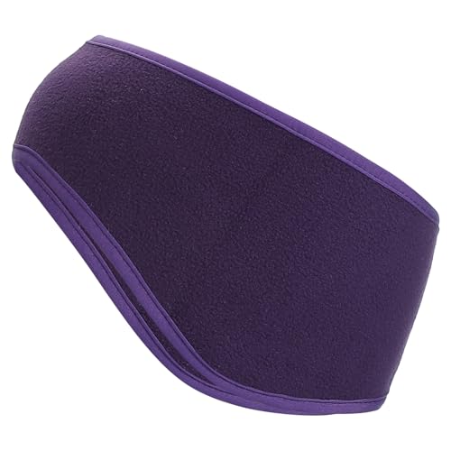 PATIKIL Ohrenwärmer Stirnband, Polar Fleece Ohrenwärmer Winter Stretchy Laufschweißband Outdoor-Essential für kaltes Wetter Laufen Joggen Wandern Skifahren Radfahren, Dunkellila PATIKIL Ohrenwärmer Stirnband, Polar Fleece Ohrenwärmer Winter Stretchy Laufschweißband Outdoor-Essential für kaltes Wetter Laufen Joggen Wandern Skifahren Radfahren, Dunkellila von PATIKIL