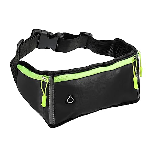 PATIKIL Schlank Laufen Gürtel Training Fanny Pack Frauen Männer Taille Halter für Laufen Radfahren Gehen Fitnessstudio Training Schwarz von PATIKIL