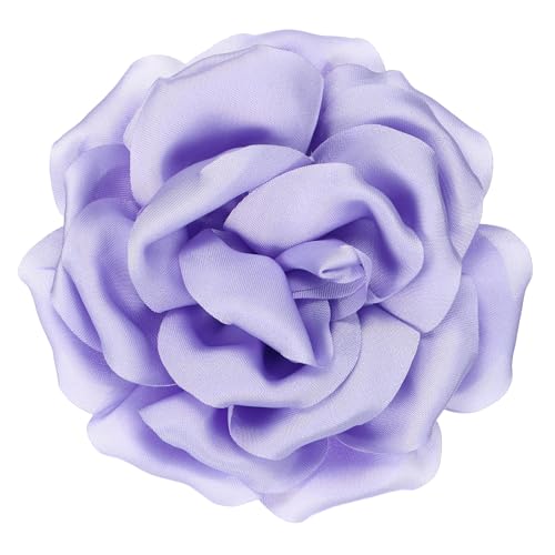 PATIKIL Seiden-Satin-Blumenbrosche Pin 4", Große Pfingstrosen-Blumen-Reversnadel für Frauen Hochzeit Party Geburtstag Tanz Bankett Kleid Hut Tasche Dekoration, Helllila PATIKIL Seiden-Satin-Blumenbrosche Pin 4", Große Pfingstrosen-Blumen-Reversnadel für Frauen Hochzeit Party Geburtstag Tanz Bankett Kleid Hut Tasche Dekoration, Helllila von PATIKIL
