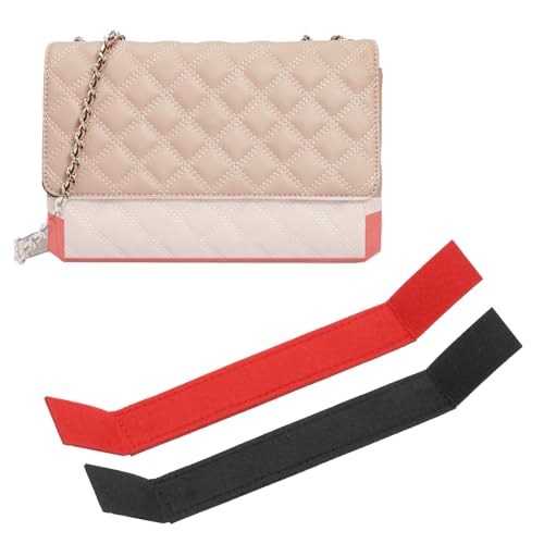 PATIKIL Taschenformer 10 x 1,2 Zoll, 2 Stück Taschen-Einsatz Filz Taschenformer Liner Board für Schwarz/Rot von PATIKIL