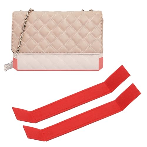 PATIKIL Taschenformer 10 x 1,2 Zoll, 2 Stück Taschen-Einsatz-Filzbeutel-Former-Schonerplatte für Geldbörsen an Ketten, Rot von PATIKIL