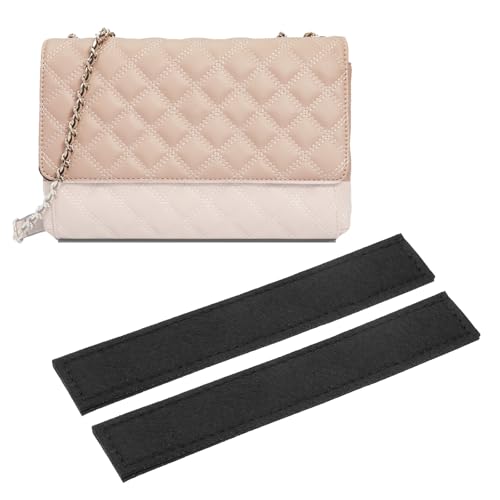 PATIKIL Taschenformer 7 x 1,2 Zoll, 2 Stück Taschen-Einsatz Filz Taschenformer Saver Liner Board für Geldbörsen mit Kette, Schwarz von PATIKIL