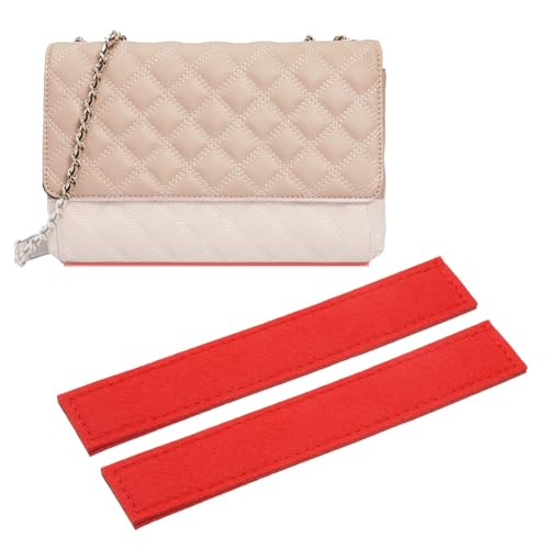 PATIKIL Taschenformer 7 x 1,2 Zoll, 2 Stück Taschen-Einsatz-Filzbeutel-Former-Schonerplatte für Geldbörsen an Ketten, Rot von PATIKIL