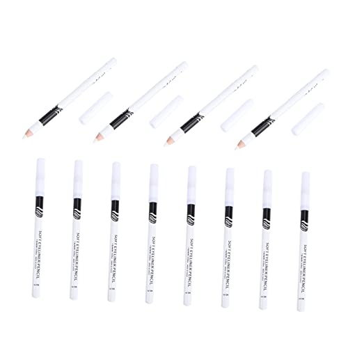 PATKAW 12st Eyeliner-stift Liquid Eyeshadow Farbgel Make-up-applikatoren Für Das Gesicht Farbige Eyeliner Liner-stick Weiße Kajalstifte Bilden Flüssig Kosmetik Holzstange von PATKAW