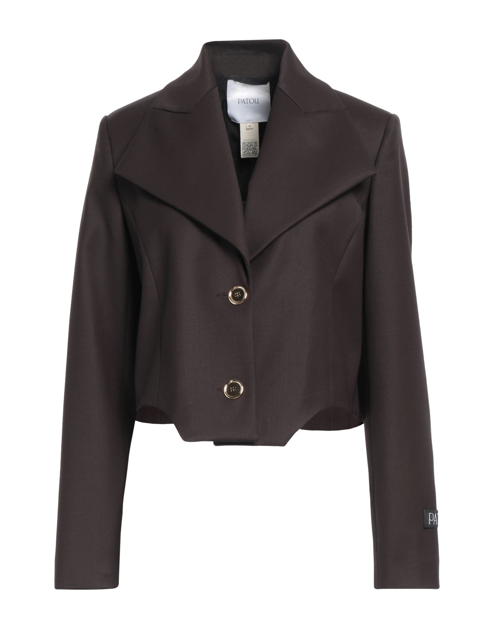 PATOU Blazer Damen Schokobraun von PATOU
