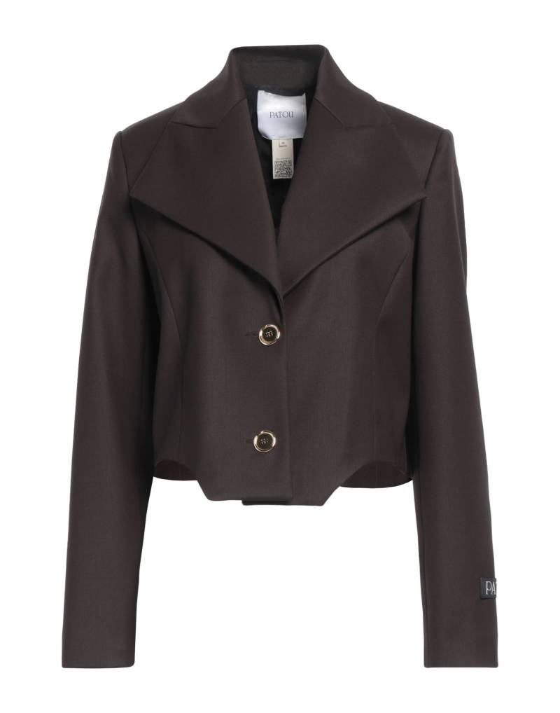 PATOU Blazer Damen Schokobraun von PATOU