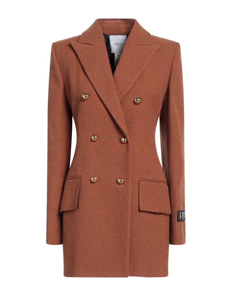 PATOU Mantel Damen Braun von PATOU