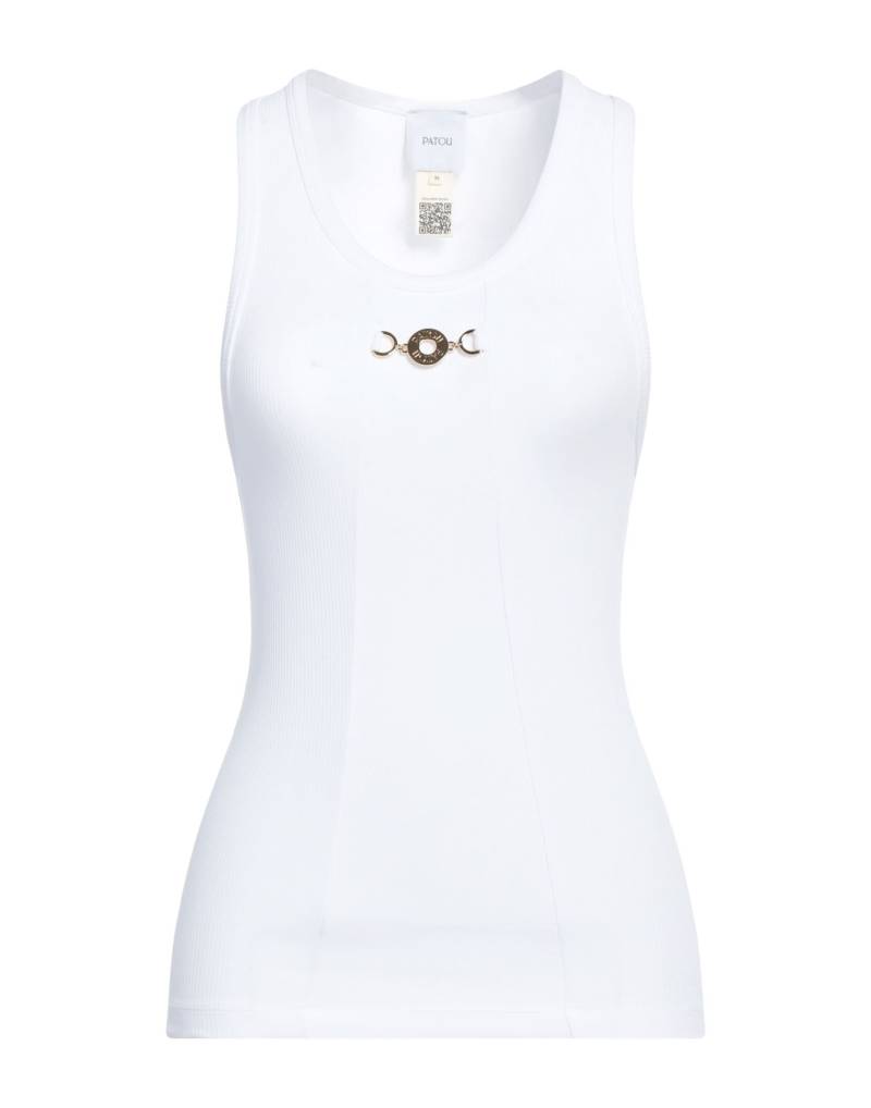 PATOU Tank Top Damen Weiß von PATOU