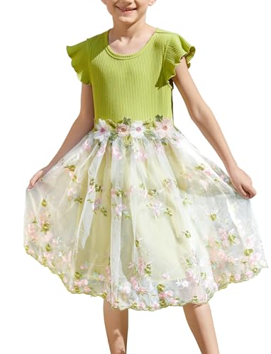 PATPAT Mädchen Kleid Festlich Ärmellos, Mädchen Tüll Prinzessin Partykleid Blumenstickerei, Ballkleid Tutu Kleid für Hochzeit, Geburtstag, Fest, Taufe, Bankett, Feiertag, Gr.92-140 PATPAT Mädchen Kleid Festlich Ärmellos, Mädchen Tüll Prinzessin Partykleid Blumenstickerei, Ballkleid Tutu Kleid für Hochzeit, Geburtstag, Fest, Taufe, Bankett, Feiertag, Gr.92-140 von PATPAT