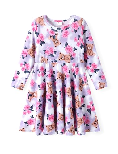 PATPAT Mädchenkleider Langarm - Prinzessin Kleid für Mädchen Grundmodell mit einzigartigem Print für Einschulung Geburtstag Party Bankett Urlaub Teenager Kleid Mädchen, Dunkelviolett, 2 Jahre, 83-89 PATPAT Mädchenkleider Langarm - Prinzessin Kleid für Mädchen Grundmodell mit einzigartigem Print für Einschulung Geburtstag Party Bankett Urlaub Teenager Kleid Mädchen, Dunkelviolett, 2 Jahre, 83-89 von PATPAT