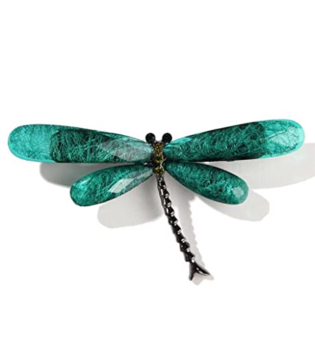 Brosche Schöne Retro Shawl Enamel Brooch Farbe Elegant Strass Pearl Bromen Dekoration Kleidung Brooch Damen Brosche (Color : A, Size : 4.7X7.3CM) von PATPOT