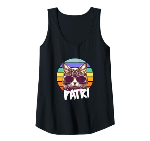 Damen PATRI - Schöner Mädchen Name mit lustiger Katze Tank Top Damen PATRI - Schöner Mädchen Name mit lustiger Katze Tank Top von PATRI Tochter Enkel Geburtstag Geschenkideen