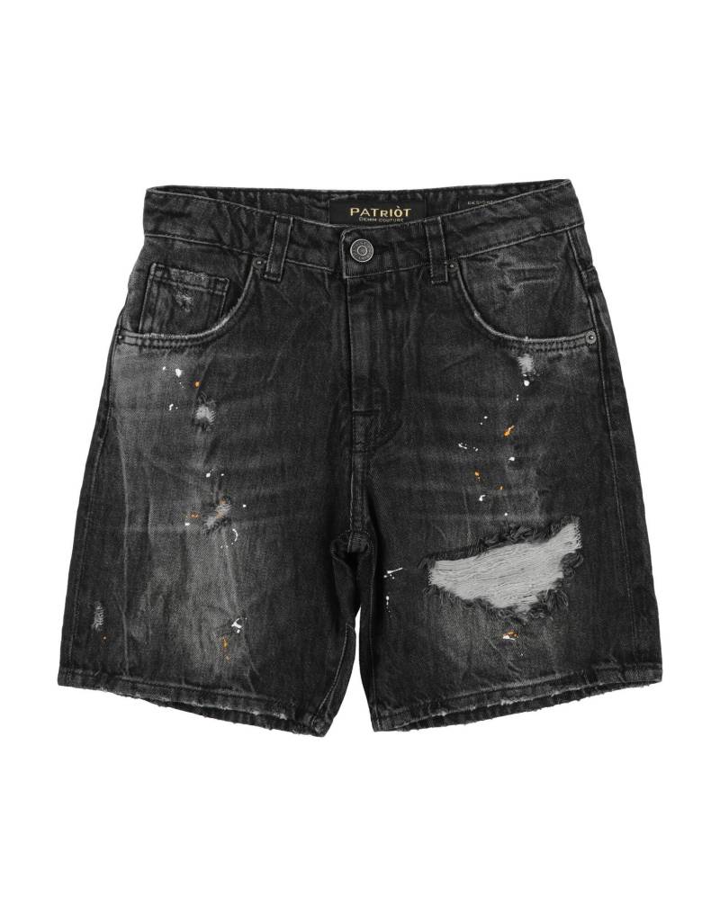 PATRIÒT Jeansshorts Kinder Schwarz von PATRIÒT