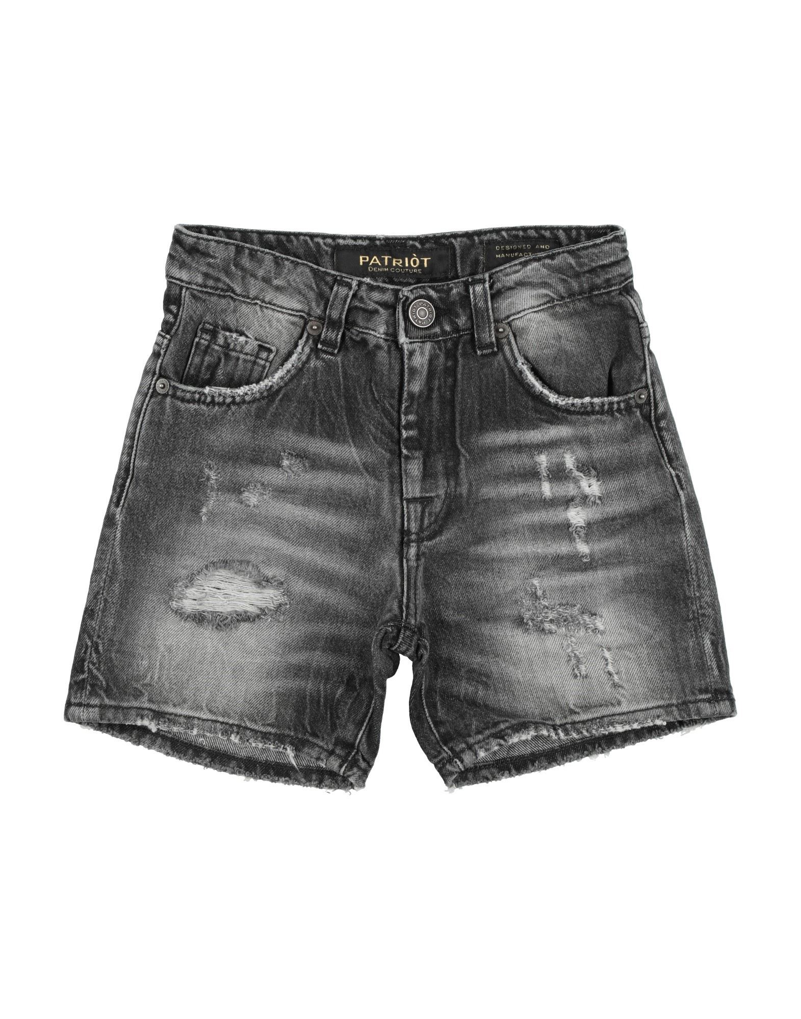 PATRIÒT Jeansshorts Kinder Schwarz von PATRIÒT