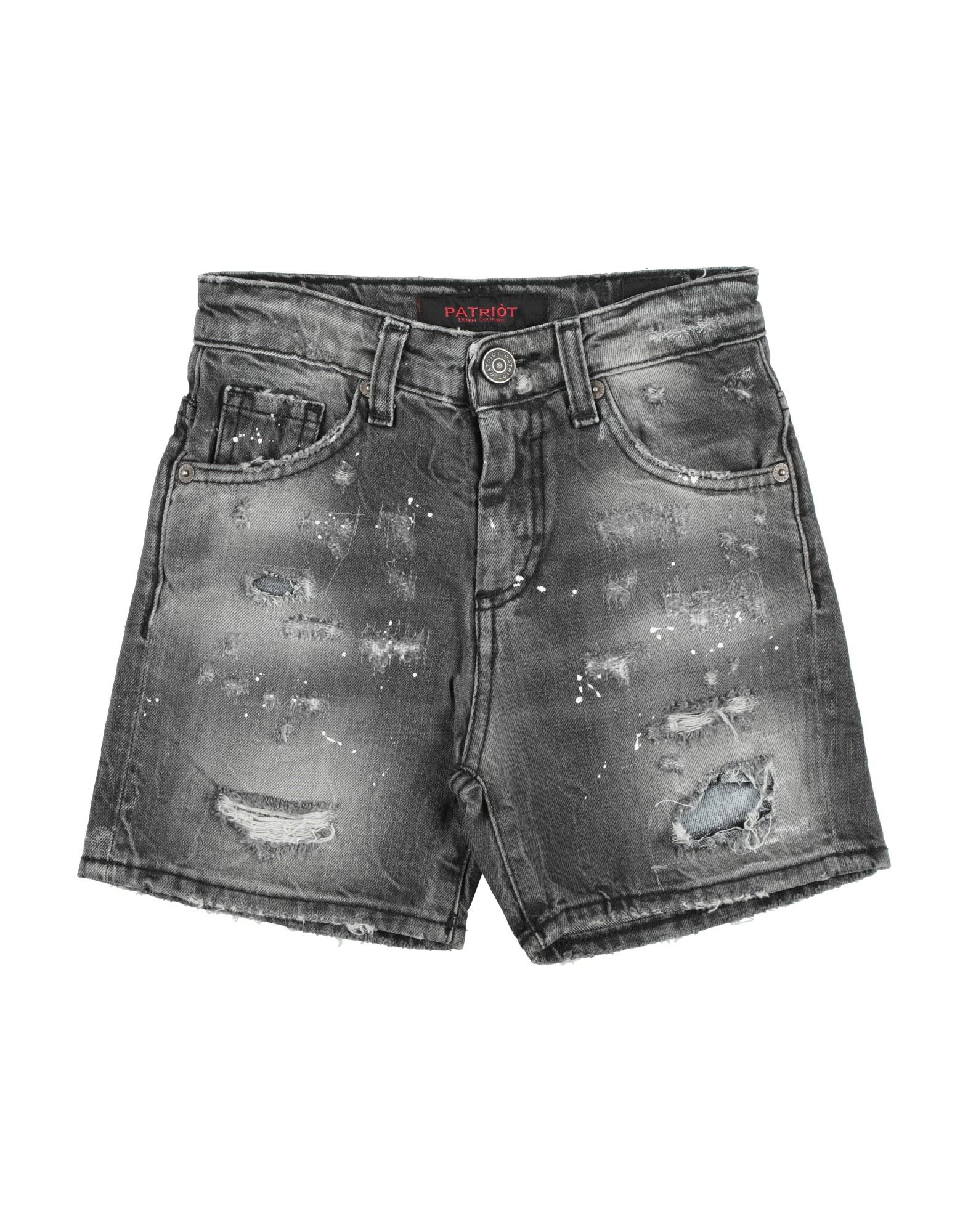 PATRIÒT Jeansshorts Kinder Schwarz von PATRIÒT