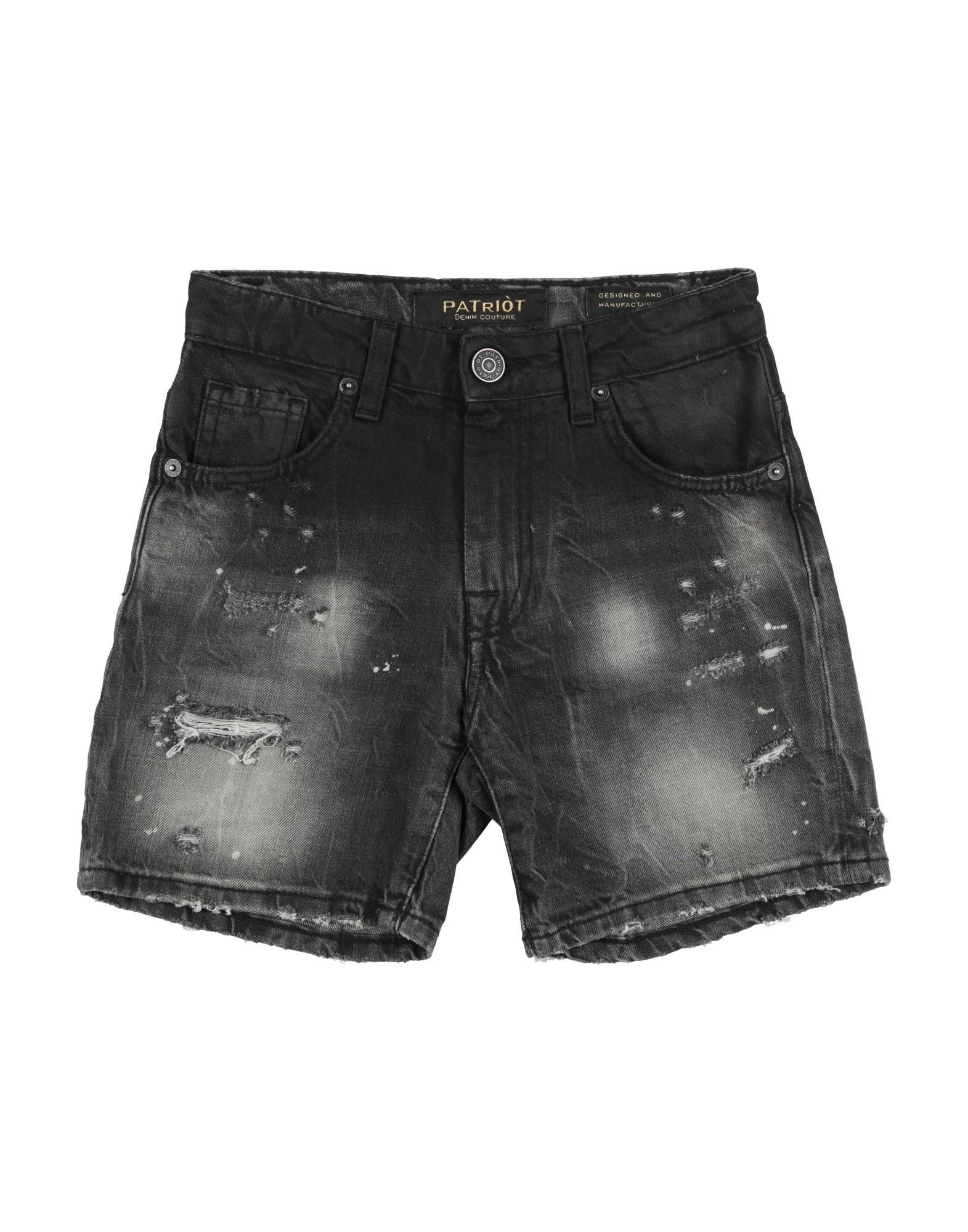 PATRIÒT Jeansshorts Kinder Schwarz von PATRIÒT