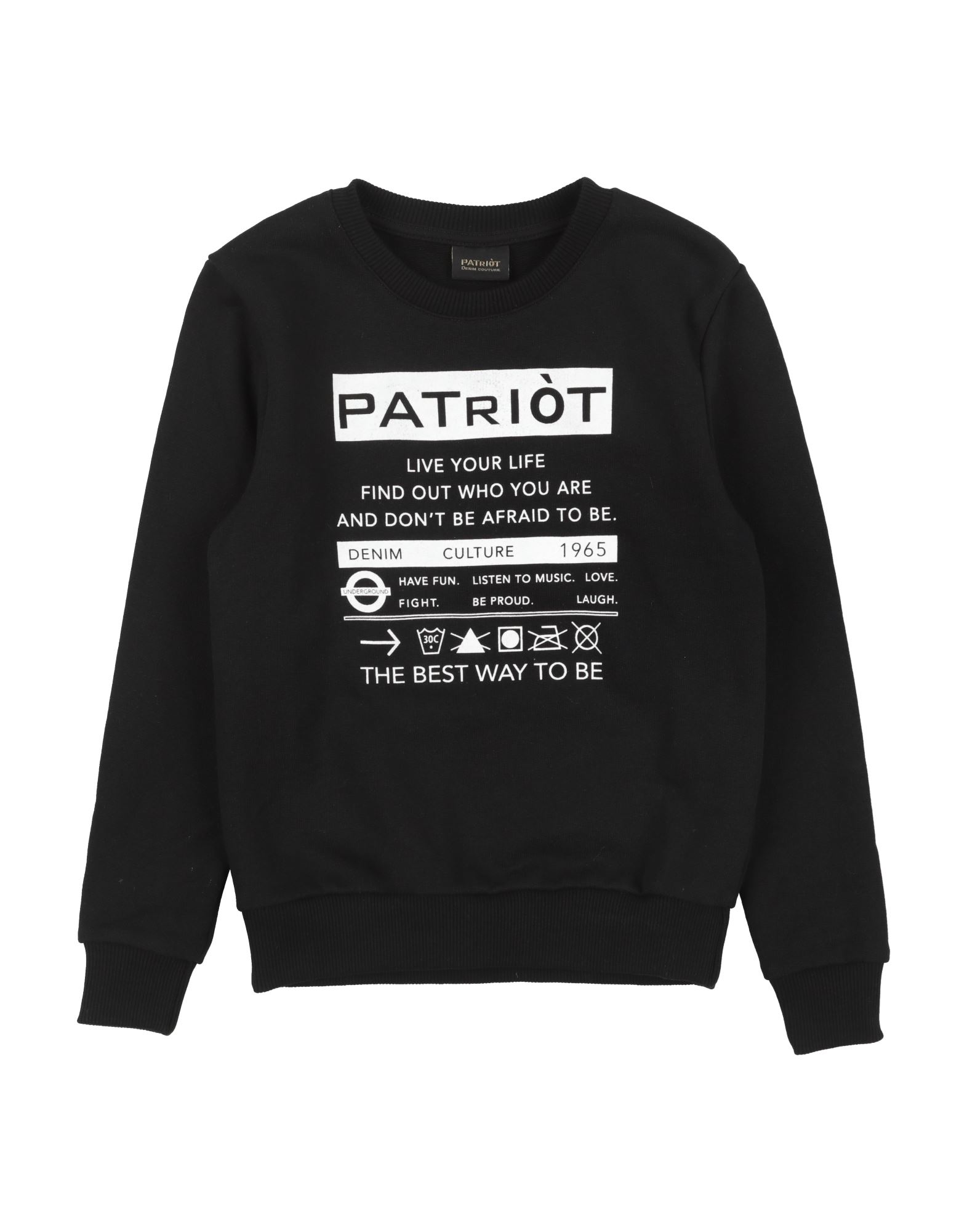 PATRIÒT Sweatshirt Kinder Schwarz von PATRIÒT