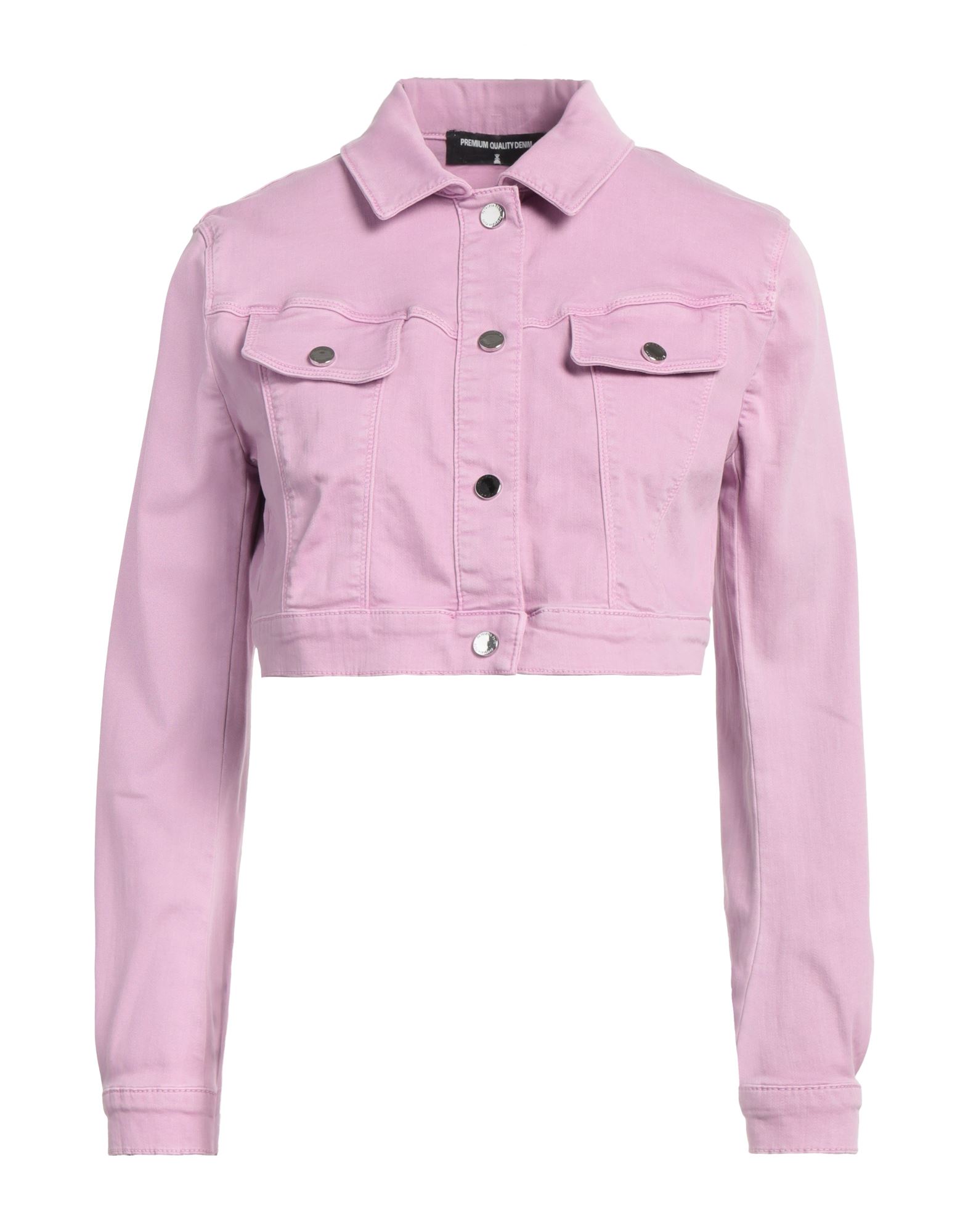 PATRIZIA PEPE Jeansjacke/-mantel Damen Lila von PATRIZIA PEPE