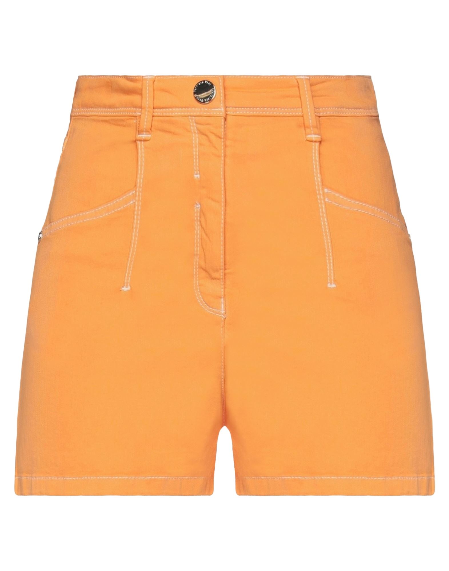 PATRIZIA PEPE Jeansshorts Damen Orange von PATRIZIA PEPE