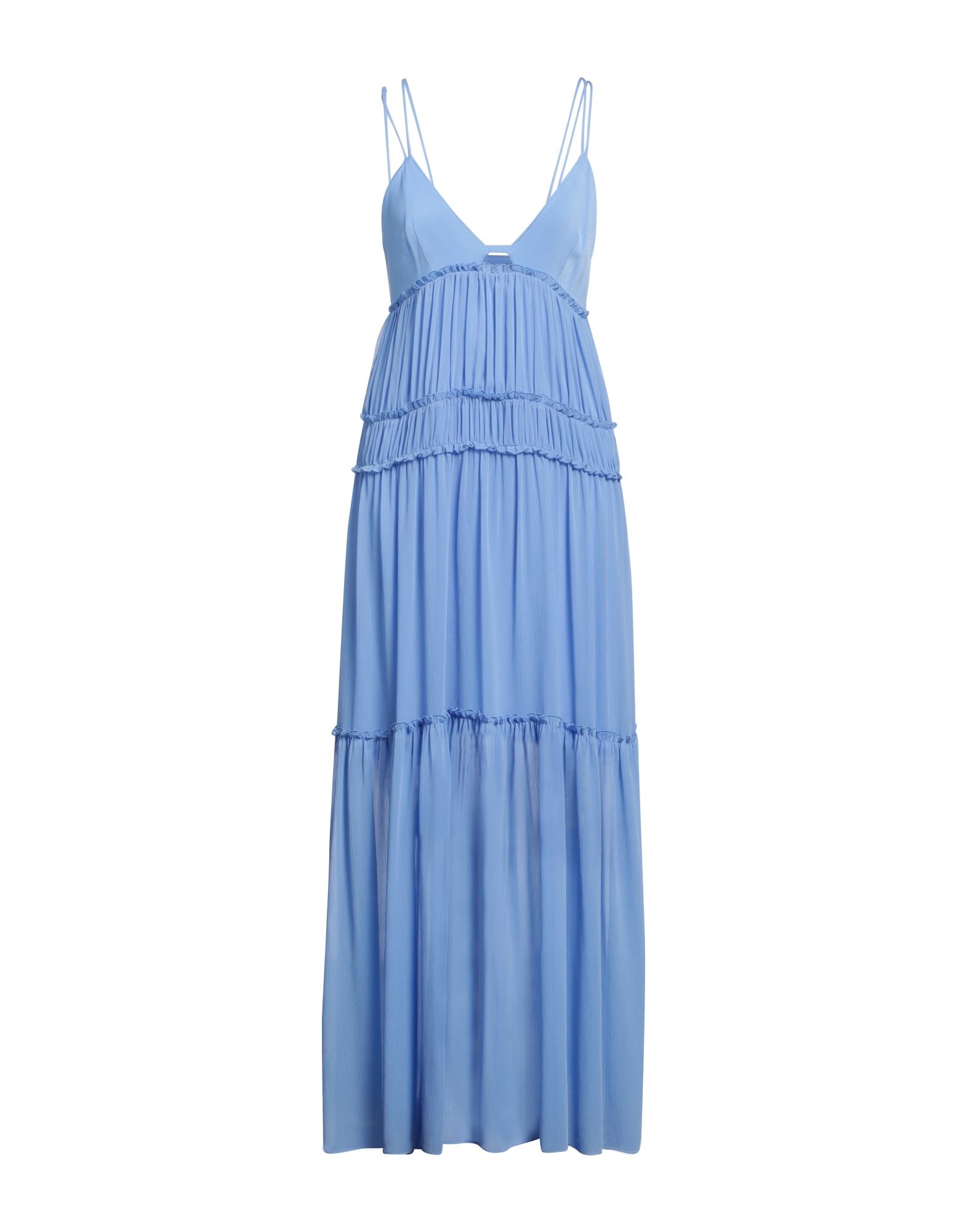 PATRIZIA PEPE Maxi-kleid Damen Blaugrau von PATRIZIA PEPE