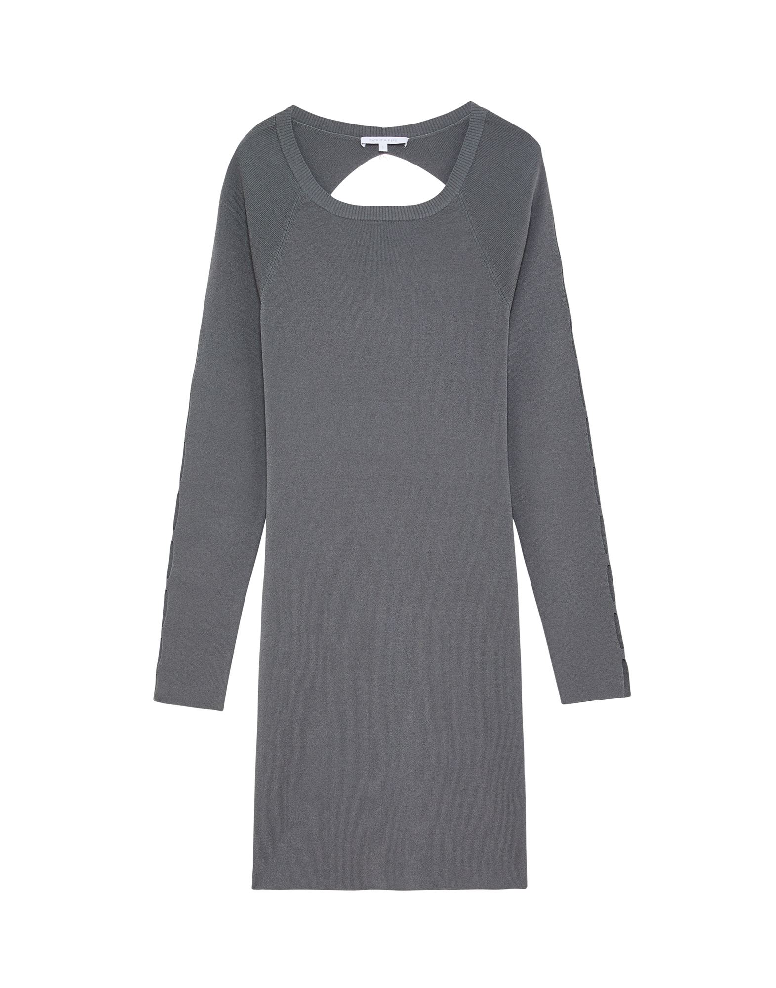 PATRIZIA PEPE Midi-kleid Damen Grau von PATRIZIA PEPE