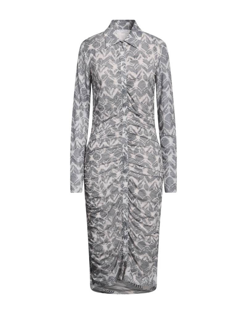 PATRIZIA PEPE Midi-kleid Damen Hellgrau von PATRIZIA PEPE