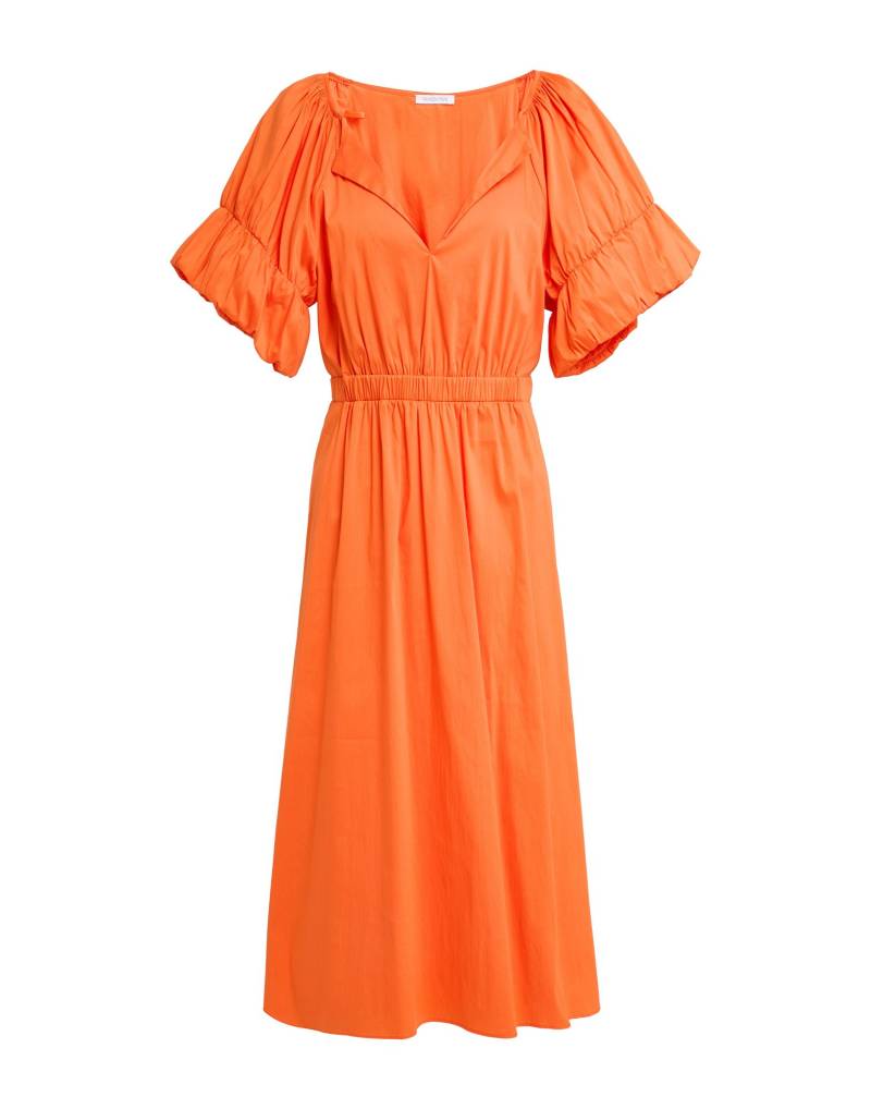 PATRIZIA PEPE Midi-kleid Damen Orange von PATRIZIA PEPE