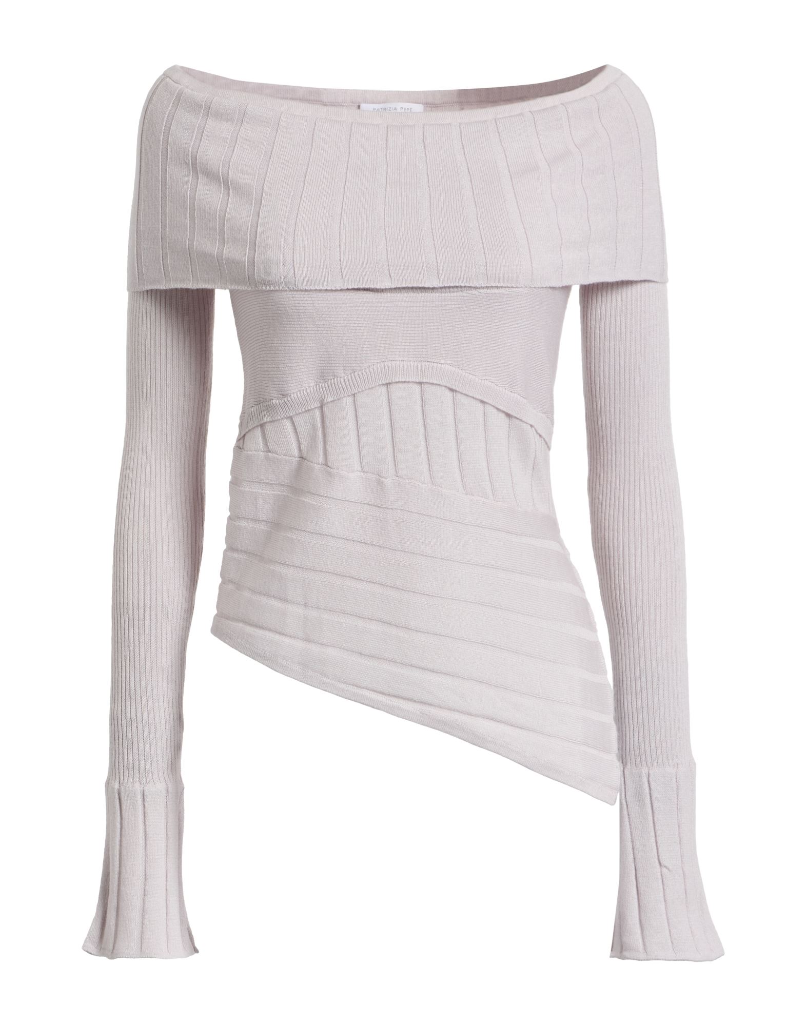 PATRIZIA PEPE Pullover Damen Hellgrau PATRIZIA PEPE Pullover Damen Hellgrau von PATRIZIA PEPE