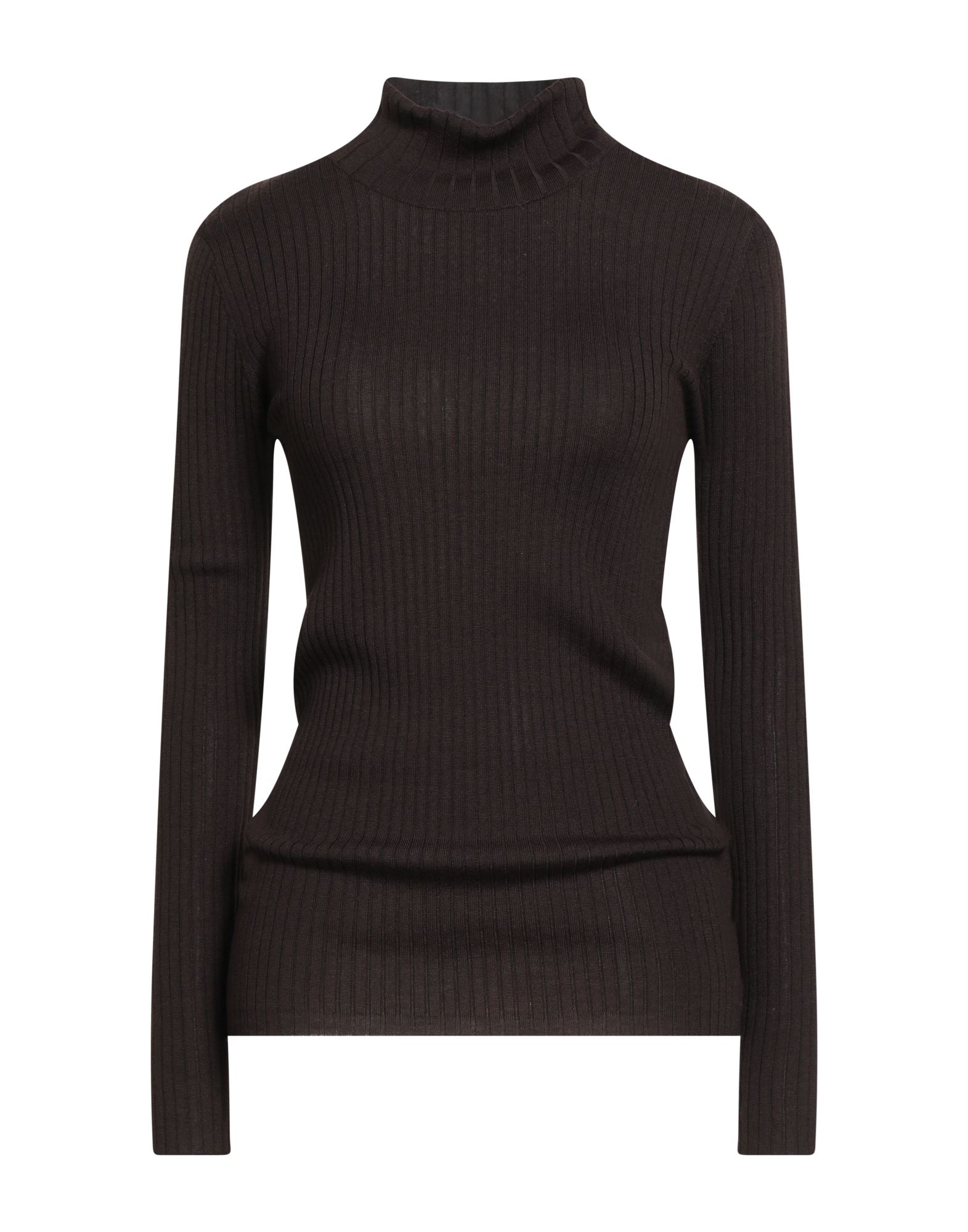 PATRIZIA PEPE Rollkragenpullover Damen Dunkelbraun von PATRIZIA PEPE