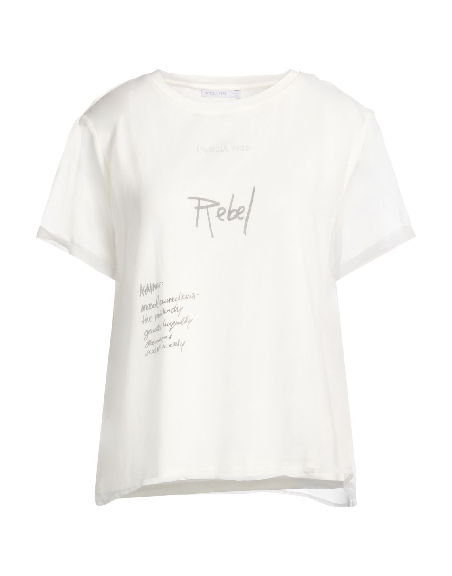 PATRIZIA PEPE T-shirts Damen Weiß von PATRIZIA PEPE