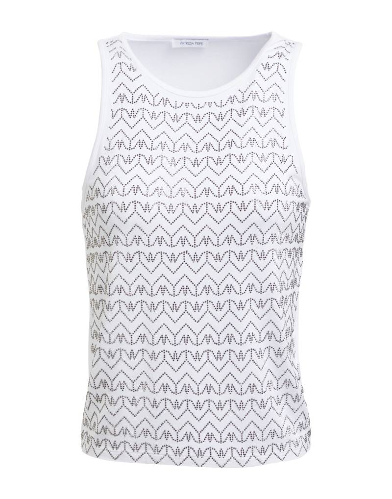 PATRIZIA PEPE Tank Top Damen Weiß von PATRIZIA PEPE