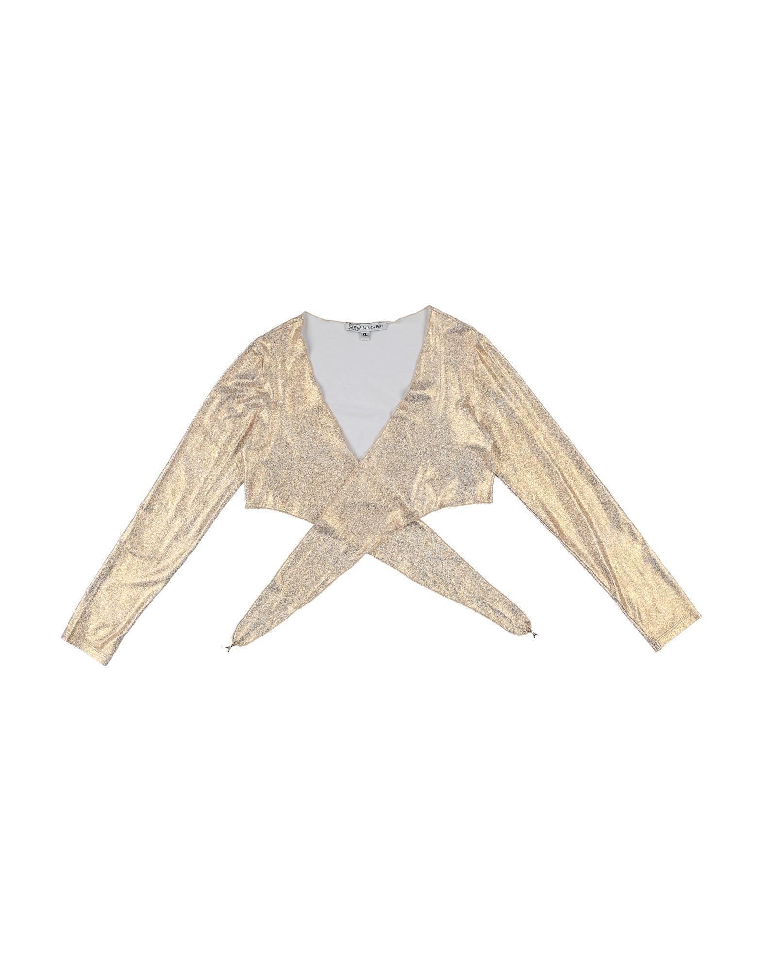 PATRIZIA PEPE Wickelpullover Kinder Gold von PATRIZIA PEPE