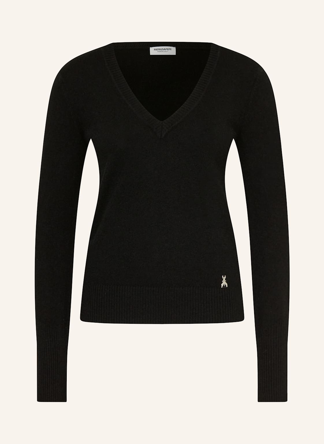 Patrizia Pepe Cashmere-Pullover schwarz Patrizia Pepe Cashmere-Pullover schwarz von PATRIZIA PEPE
