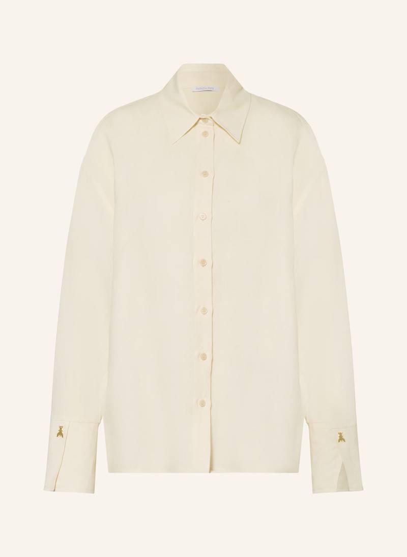 Patrizia Pepe Hemdbluse Camicia Mit Leinen beige von PATRIZIA PEPE